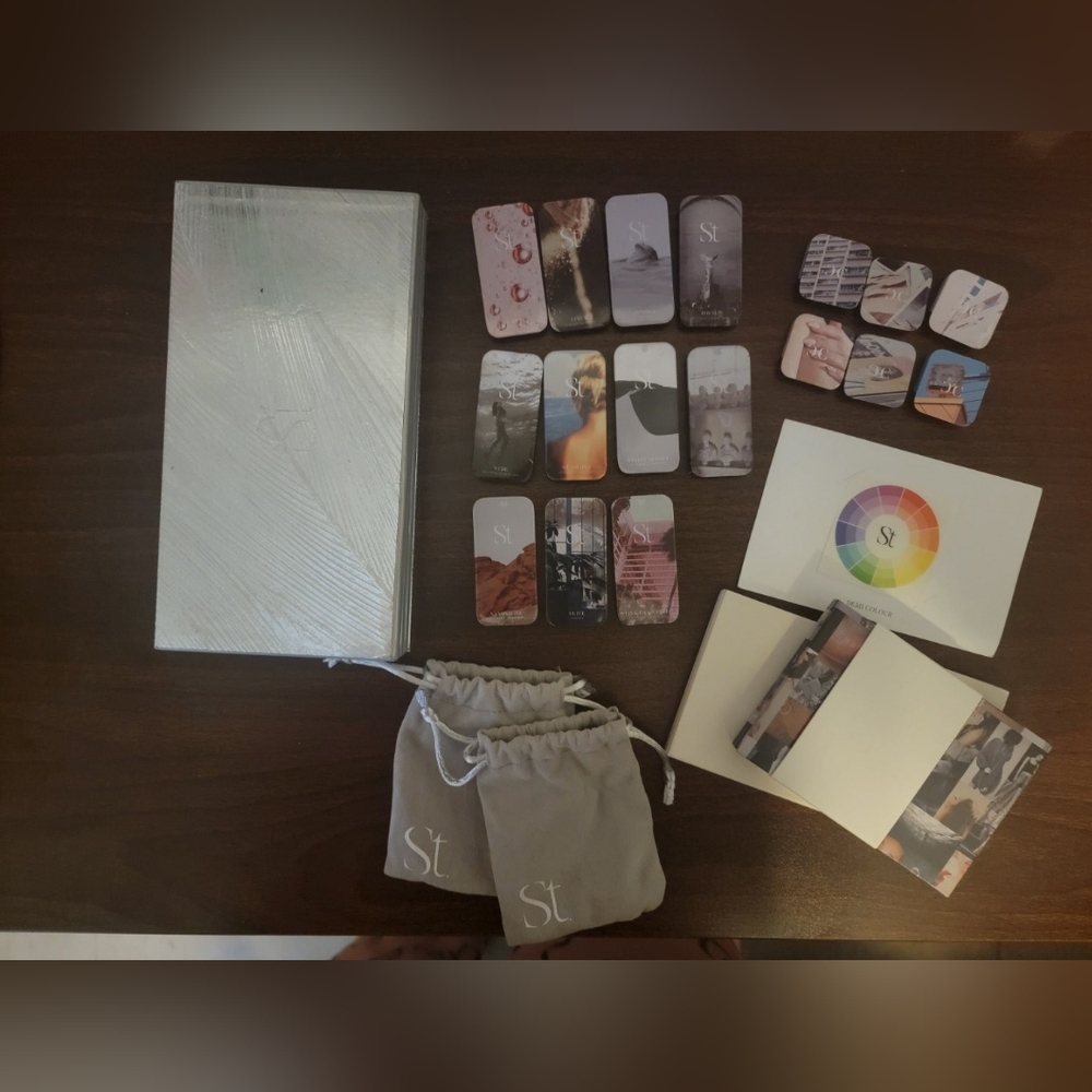 Bundle: Seint highlights, lip & cheek, demi, pallette cases